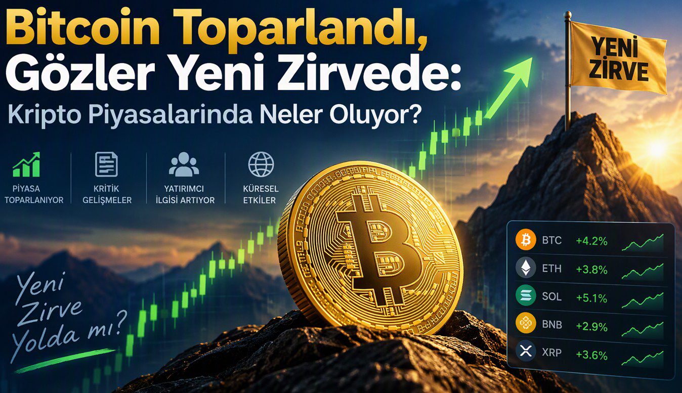 Bitcoin Toparlandı, Gözler Yeni Zirvede: Kripto Piyasalarında Neler Oluyor?