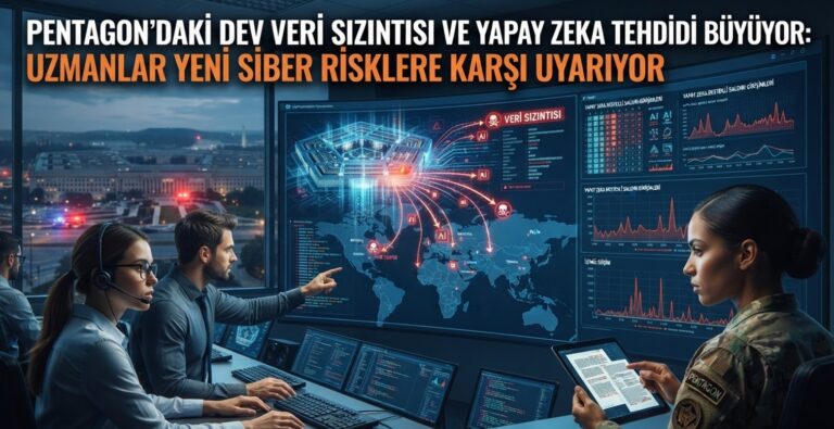 Pentagon'daki Dev Veri Sızıntısı ve Yapay Zeka Tehdidi Büyüyor: Uzmanlar Yeni Siber Risklere Karşı Uyarıyor