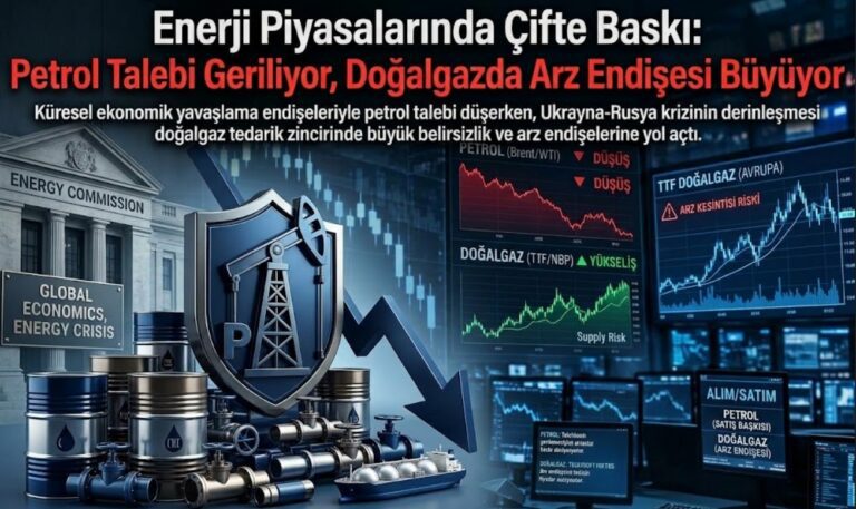 Enerji Piyasalarında Çifte Baskı: Petrol Talebi Geriliyor, Doğalgazda Arz Endişesi Büyüyor