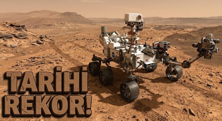 NASA'nın Perseverance Gezgini Tarihe Geçti: Mars'ta Dünya Dışı Sürüş Rekoru Kırıldı