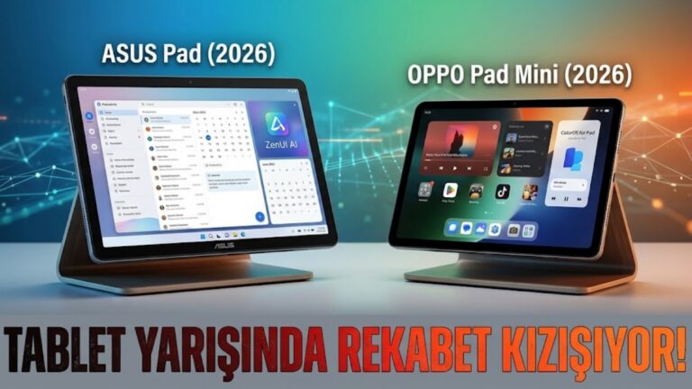Tablet Pazarında Yeni Rekabet: ASUS Geri Döndü, Oppo ve iQOO'dan Yeni Hamleler