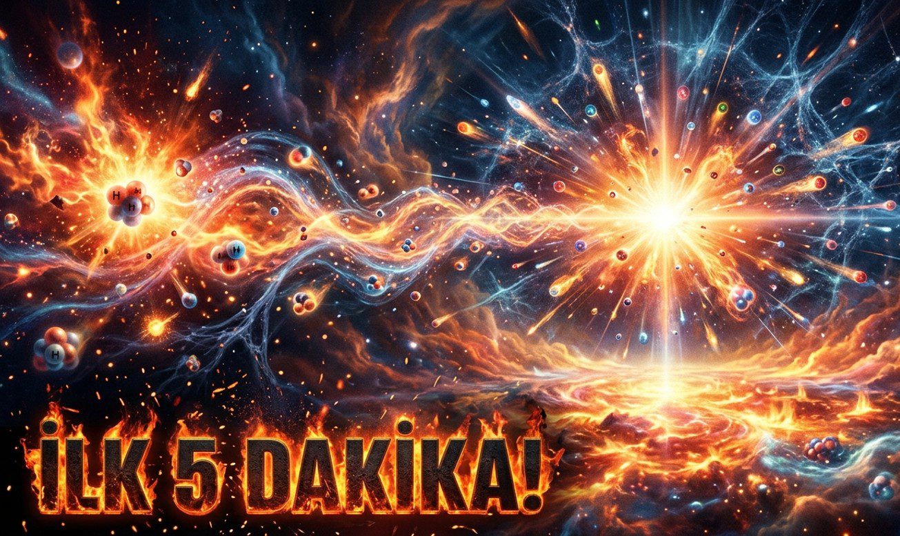Evrenin İlk 5 Dakikasına Işık Tutan Keşif: Büyük Patlama'nın Kimyasal İzleri Daha Net Görüldü